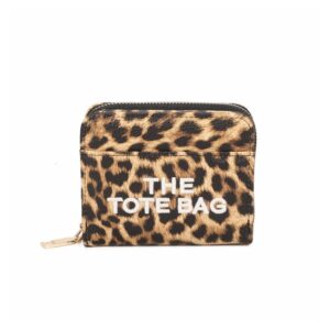 RFID Small Tote Purse Leopard