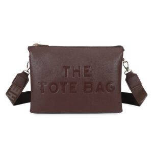 coffee colour Tote Crossover bag
