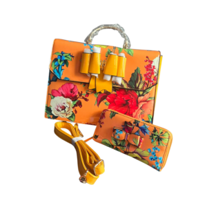 Floral Satchel Handbag