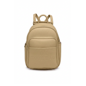 Mini Backpack with Multi Compartment Zip Closure Hover Image
